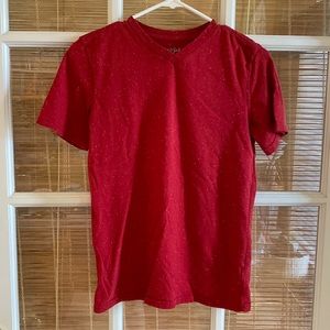 Cat and Jack boys red v neck shirt